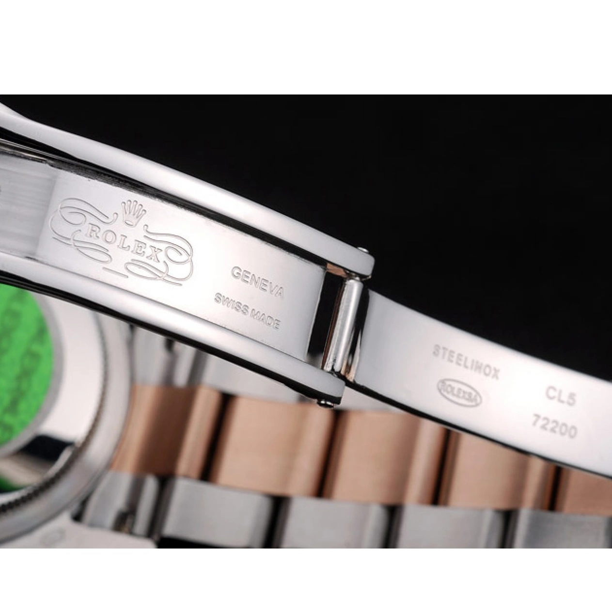Rolex aaa copy Brown 41994 Dial Brushed DateJust Diamond Stainless Case Plated Rolex Steel 0825